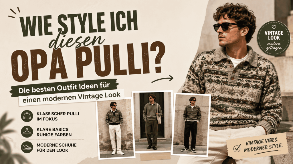 Wie style ich diesen Opa Pulli?
